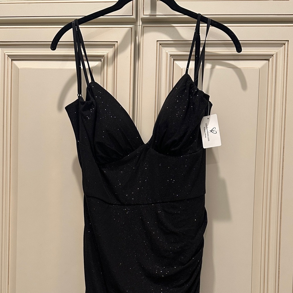 Windsor Black Dress with Glitter size medium - Picture 3 of 7